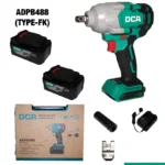 DCA ADPB488 (TYPE-FK) 20V Max Brushless Cordless Impact Wrench Kit with 2 x 5.0Ah Batteries & Charger