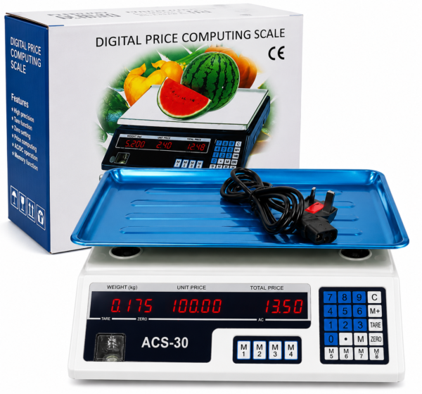ACS-30 Digital Price Computing Scale 30kg Electronic Weighing Scale
