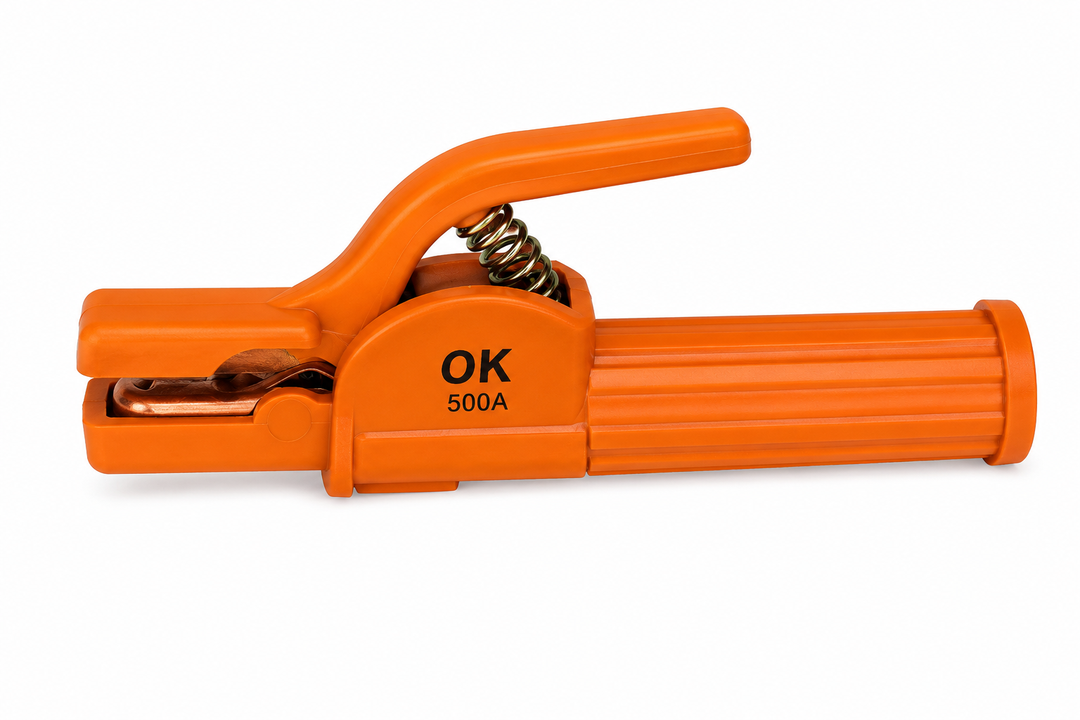OK 500A Electrode Holder | Heavy Duty Welding Electrode Clamp | Fine Tech Machinery Kenya - Image 2