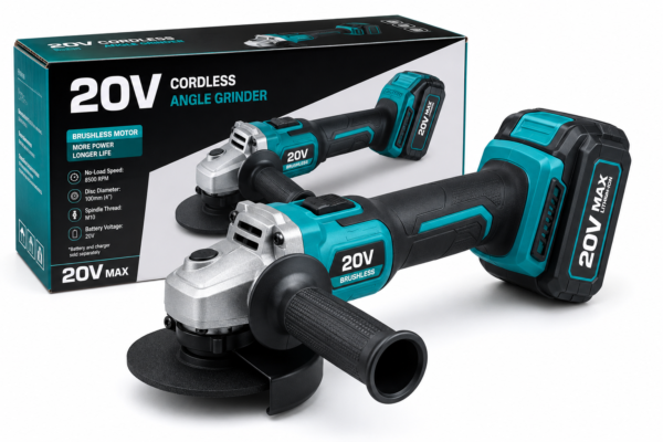 20V Cordless Angle Grinder | Brushless Lithium-Ion Grinder | Fine Tech Machinery Kenya