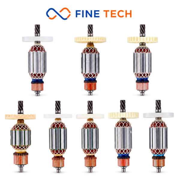 Power Tool Armatures & Rotors | Electric Motor Replacement Armatures | Fine Tech Machinery