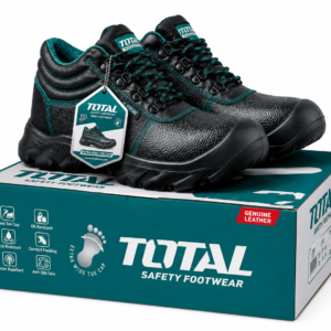 TOTAL Safety Shoes | Steel Toe Safety Boots | Genuine Leather | Fine Tech Machinery