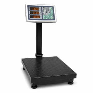 Digital Platform Weighing Scale with Pole Display | Heavy Duty Electronic Floor Scale
