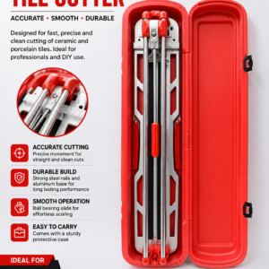 Professional Manual Tile Cutter with Carry Case | Heavy Duty Tile Cutting Tool Kenya