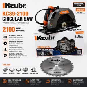 KZUBR KCS9-2100 2100W Circular Saw | Professional Electric Wood Cutting Saw | Fine Tech Machinery Kenya