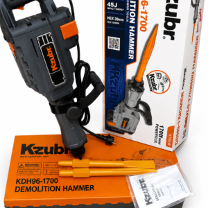 Kzubr KDH96-1700 1700W Demolition Hammer | Professional Electric Concrete Breaker