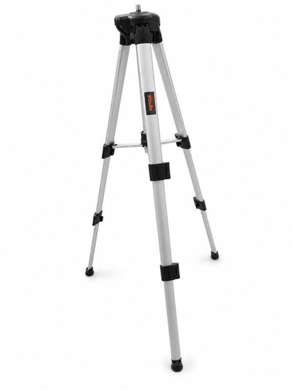 Kzubr Aluminum Survey Tripod | Heavy-Duty Adjustable Laser Level & Theodolite Stand