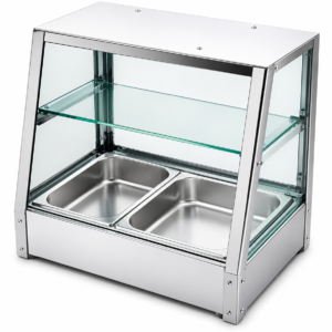 Stainless Steel Food Display Warmer | Countertop Food Display Cabinet