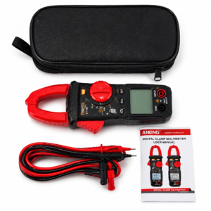 ANENG Digital Clamp Multimeter | AC/DC Clamp Meter with Test Leads & Carry Case