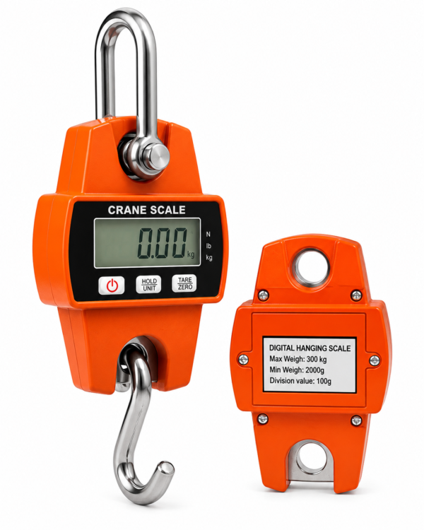 300kg Digital Crane Scale | Electronic Hanging Scale with LCD Display