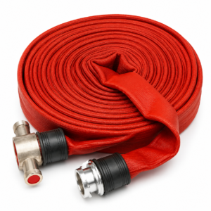 Fire Hose Reel Hose with Instantaneous Couplings | Heavy-Duty Fire Fighting Hose