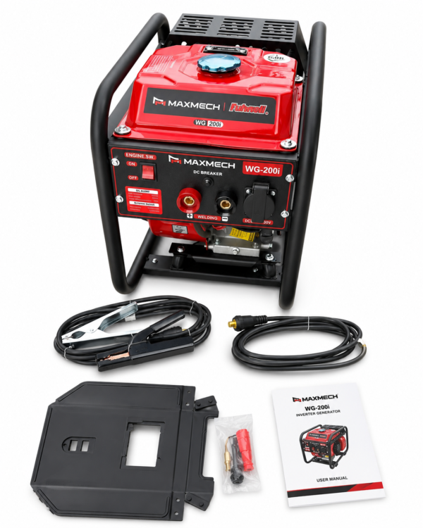 MAXMECH WG-200i Portable Petrol Welding Generator | 200A Inverter Welder Generato