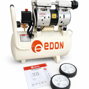 EDON Silent Oil-Free Air Compressor – Portable Low Noise Air Compressor for Workshop & Home Use