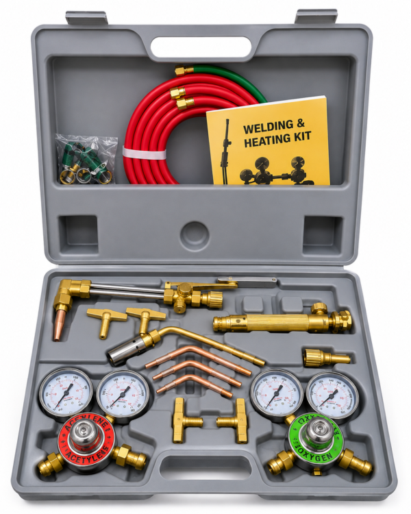 Professional Oxygen Acetylene Welding & Cutting Kit – Complete Gas Welding Torch Set