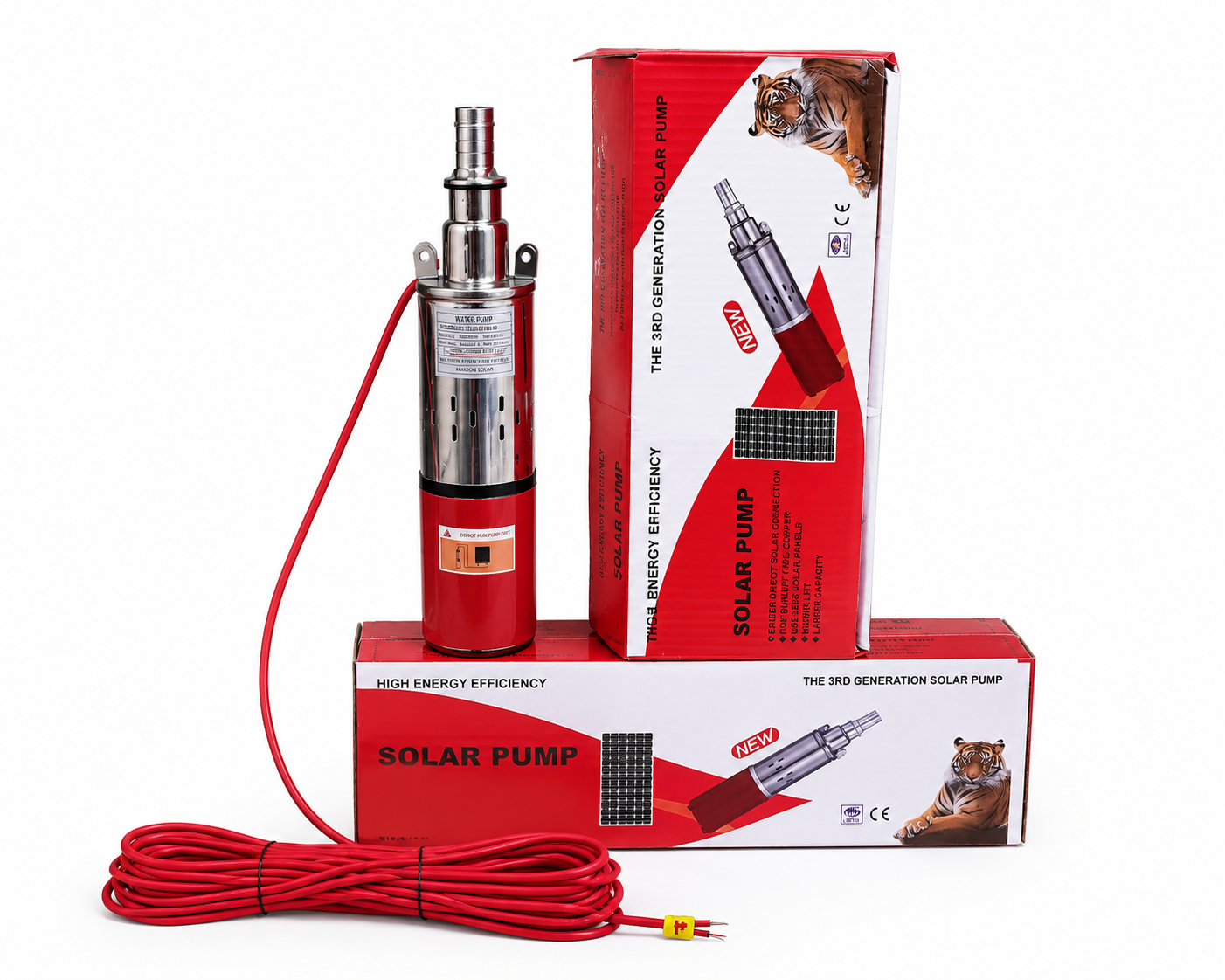 3rd Generation Solar Submersible Water Pump – High Efficiency DC Solar Borehole Pump - Image 3