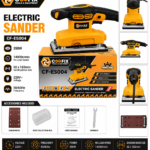 COOFIX CF-ES004 Electric Sander – 320W Professional Finishing Sander