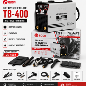 EDON TB-400 IGBT Inverter Welder – 400A DC MMA Welding Machine